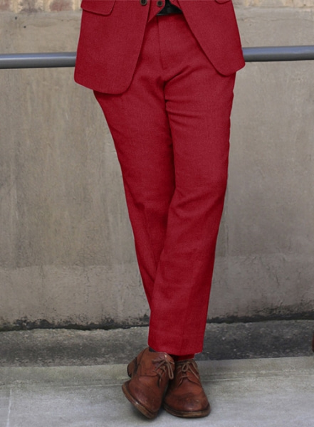 Naples Red Tweed Suit