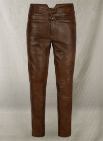 Spanish Brown Jim Morrison Leather Pants