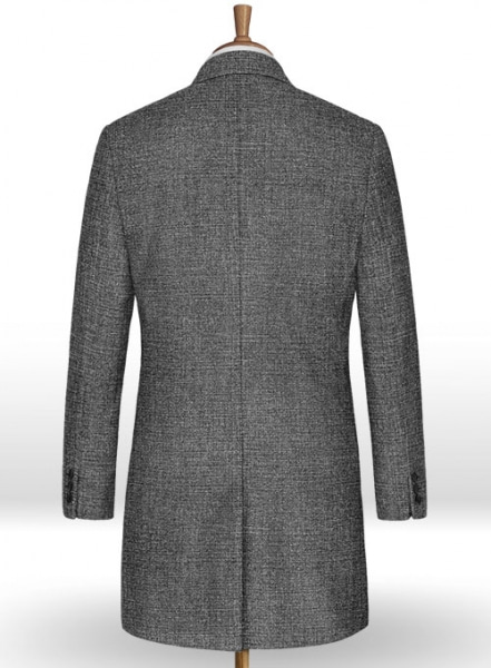 Vintage Glasgow Gray Tweed Overcoat