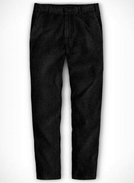 Black Corduroy Trousers