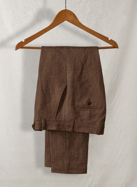 Italian Linen Farm Brown Suit