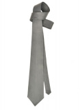 Gray Leather Tie