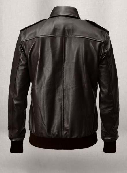 Dark Brown Sylvester Paradise Alley Leather Jacket