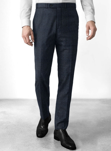 Reda Blue Quini Tweed Pants