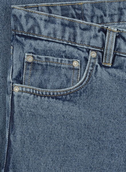 Dark Blue 14.5oz Heavy Denim Jeans - Blast Wash