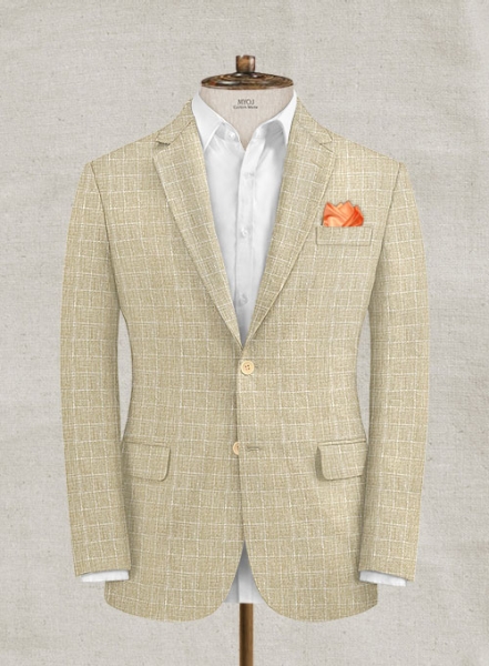 Italian Linen Lusso Beige Suit