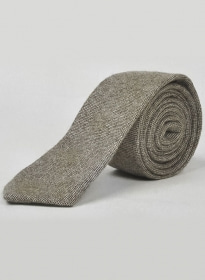 Tweed Tie - Brown