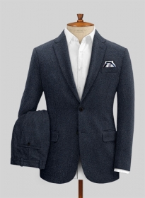 Playman Blue Denim Tweed Suit