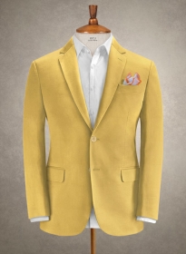 Caccioppoli Cotton Gabardine Yellow Jacket