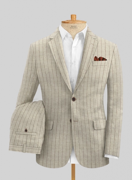 Solbiati Linen Wool Silk Occhi Suit