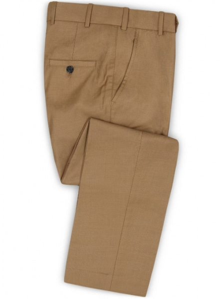 Napolean Tan Wool Pants