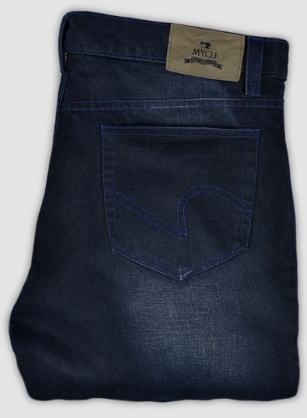 Storm Blue Hard Wash Whisker Jeans - Look #453