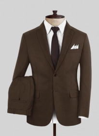 Scabal Brown Wool Suit