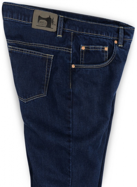 Bison Heavy Blue Jeans Natural Dip Wash : To Measure Custom Jeans For Men & Women, MakeYourOwnJeans®