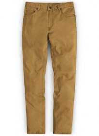 Summer Weight Dark Khaki Chino Jeans