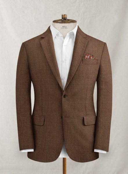 Italian Linen Farm Brown Suit