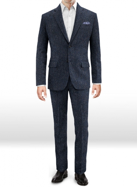 Haute Blue Flecks Donegal Tweed Suit