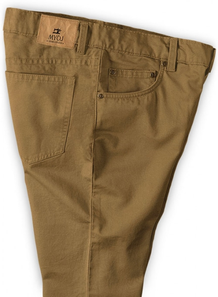 Heavy Dark Khaki Chino Jeans