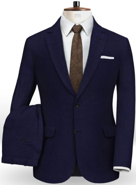 Italian Blue Wool Suit