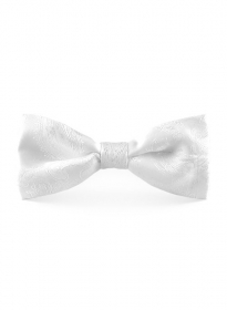 Paisley Bow - White