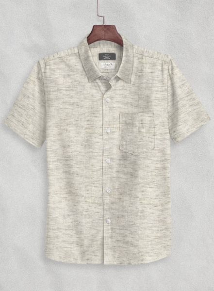 Solbiati Barn Linen Shirt - Half Sleeves