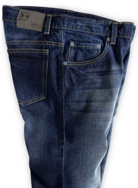 Orlando Blue Hard Wash Whisker Jeans