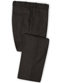 Gray Brown Heavy Tweed Pants