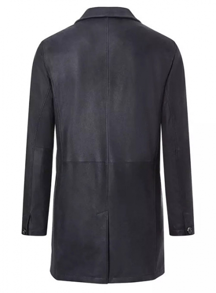 Cara Leather Trench Coat