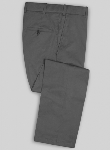 Dark Gray Stretch Chino Suit