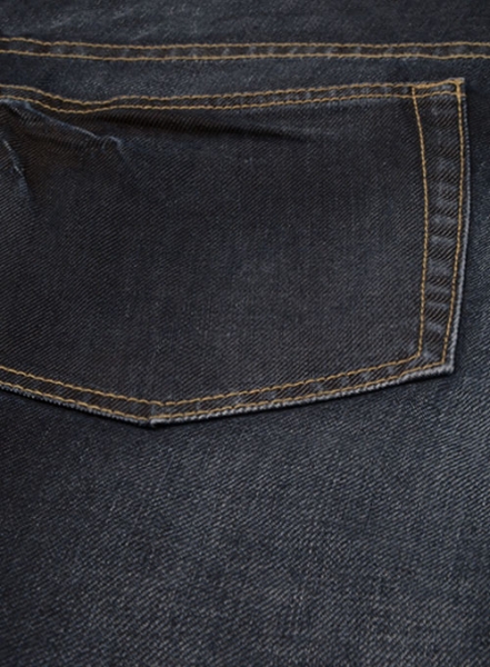 Melange Luxurious Deep Dark Blue Jeans - Treated Hard Wash