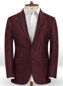 Paole Wine Wool Jacket