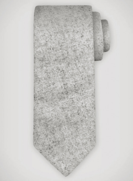 Tweed Tie - Rope Weave Light Gray