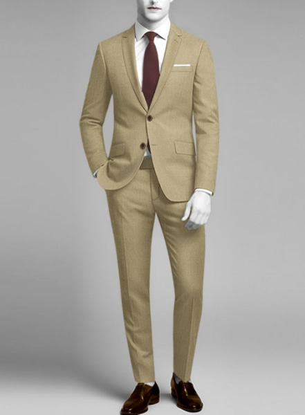 Napolean Sahara Khaki Wool Suit