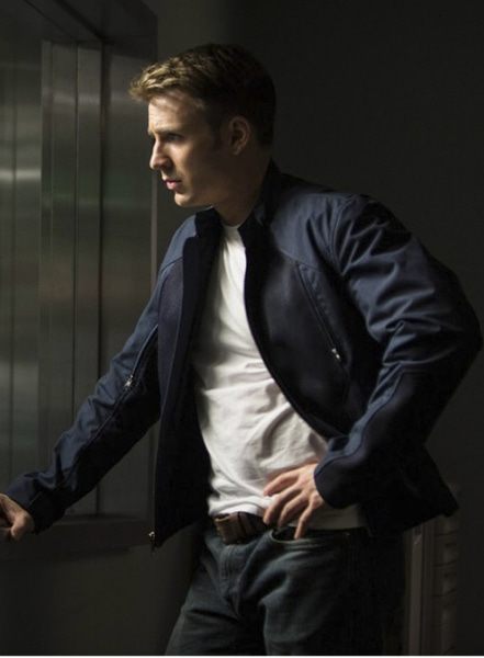 Chris Evans Captain America: The Winter Soldier Leather Jacket