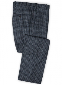 Houndstooth Blue Tweed Pants