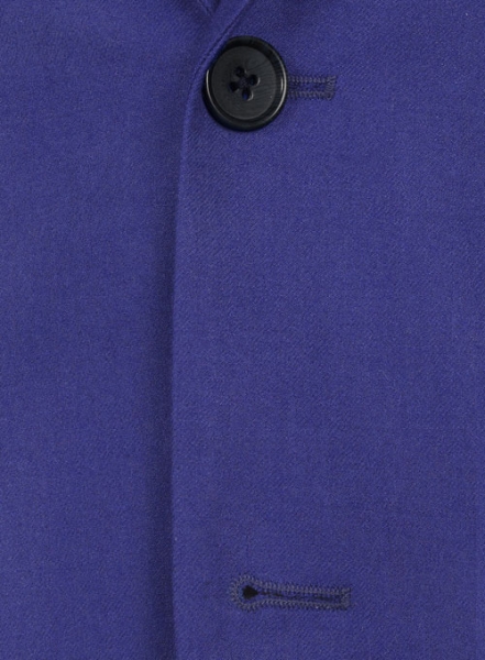 Fizz Blue Flannel Wool Suit