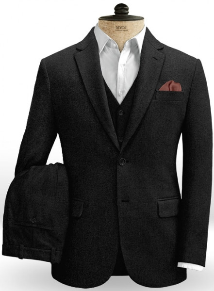 Black Tweed Suit