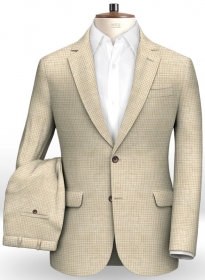 Italian Brawn Linen Suit