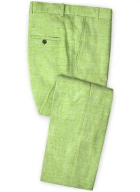 Solbiati Spring Green Linen Pants