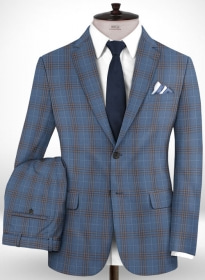 Napolean Tavia Blue Wool Suit