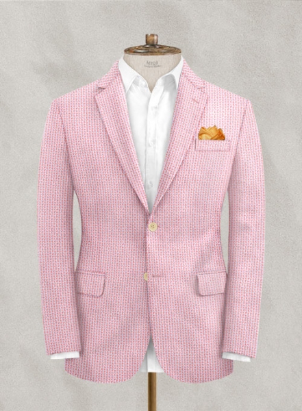 Solbiati Gingham Pink Seersucker Suit