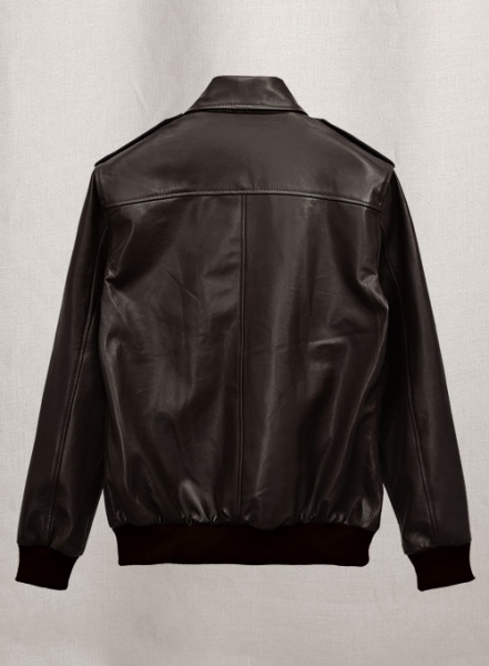 Dark Brown Sylvester Paradise Alley Leather Jacket