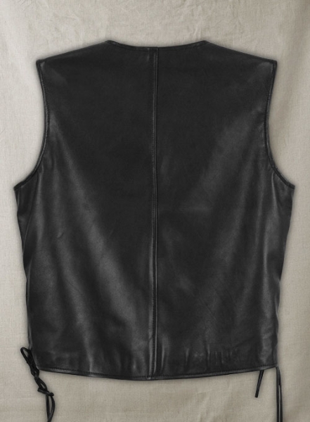 Leather Biker Vest # 350