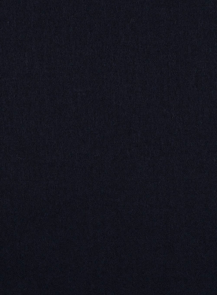 Dark Navy Flannel Wool Suit