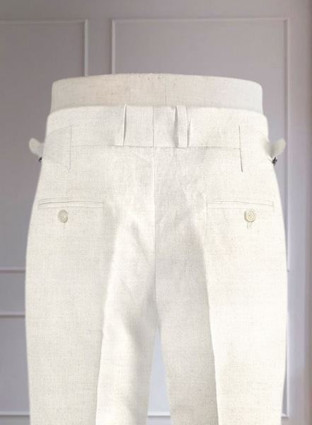 Safari Natural Cotton Linen Heritage Trousers