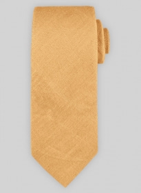 Linen Tie - Pure Pale Orange