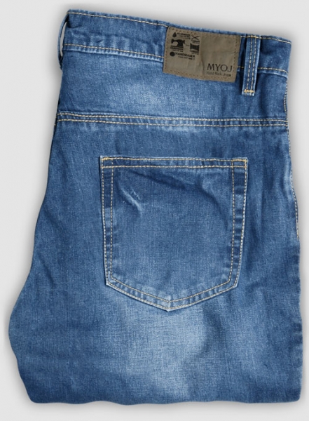 Storm Blue Stone Wash Whisker Jeans