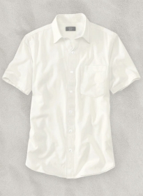 Giza Fawn Cotton Shirt - Half Sleeves