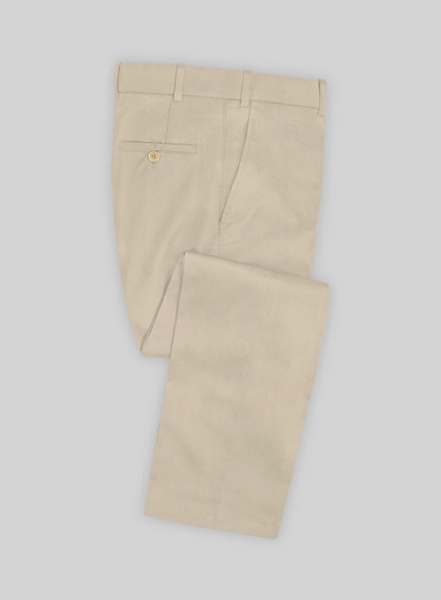 Sand Feather Cotton Canvas Stretch Suit