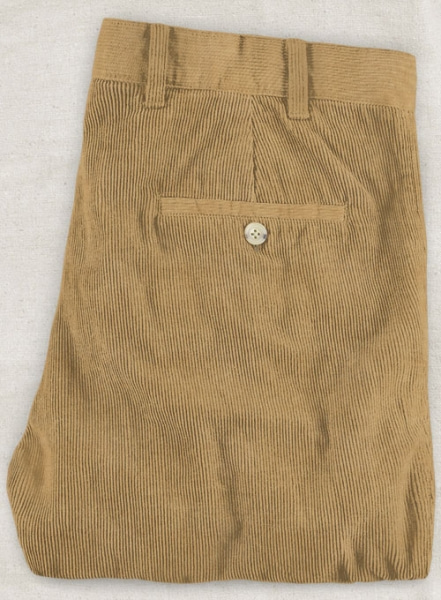 Khaki Corduroy Trousers